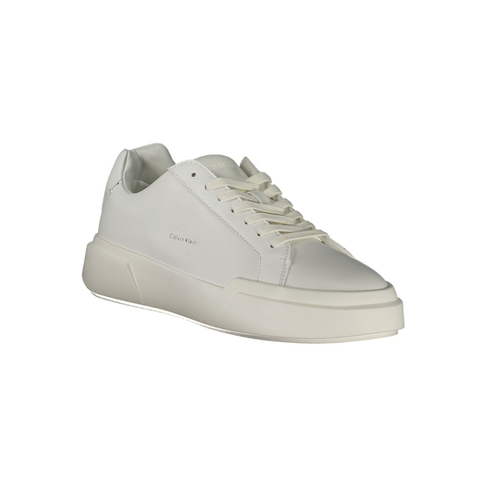 Calvin Klein White Polyester Sneakers
