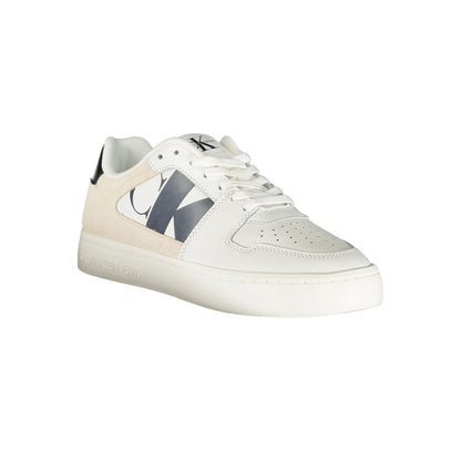 Calvin Klein White Polyester Sneakers