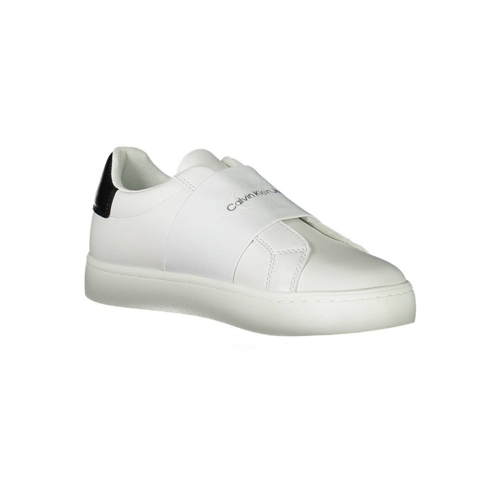 Calvin Klein White Polyester Sneakers