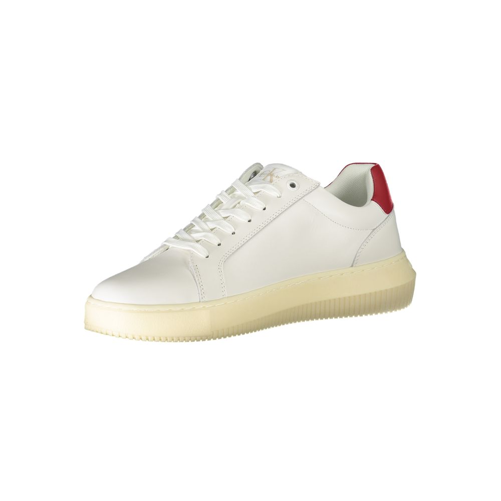 Calvin Klein White Polyester Sneakers