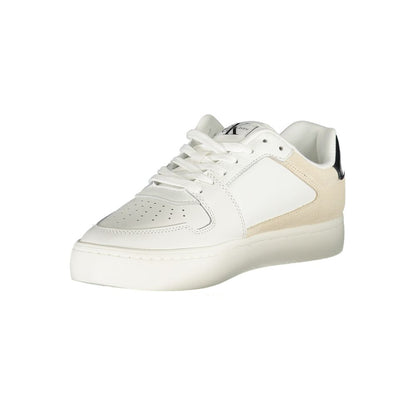 Calvin Klein White Polyester Sneakers