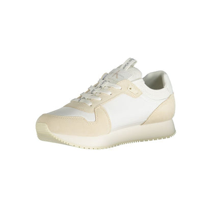 Calvin Klein White Polyester Sneakers
