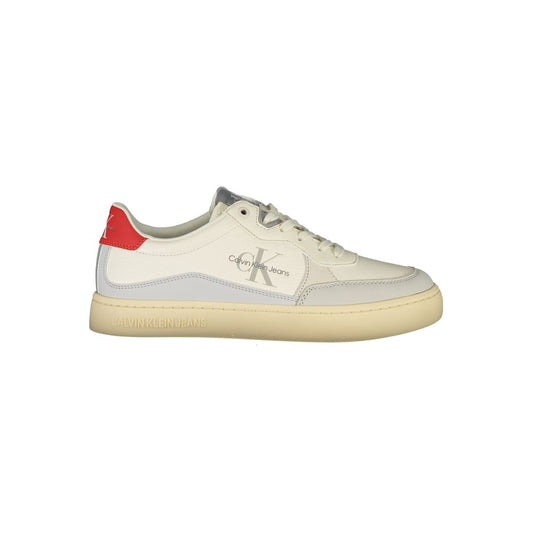 Calvin Klein White Polyester Sneakers
