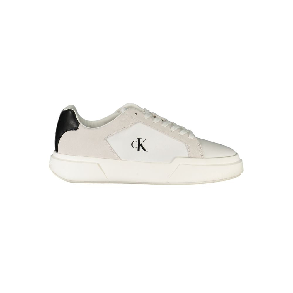 Calvin Klein White Polyester Sneakers