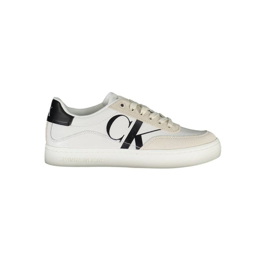 Calvin Klein White Polyester Sneakers