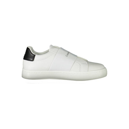Calvin Klein White Polyester Sneakers