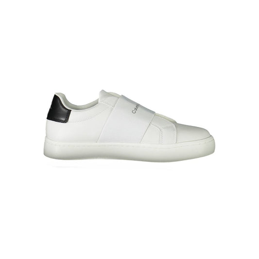 Calvin Klein White Polyester Sneakers