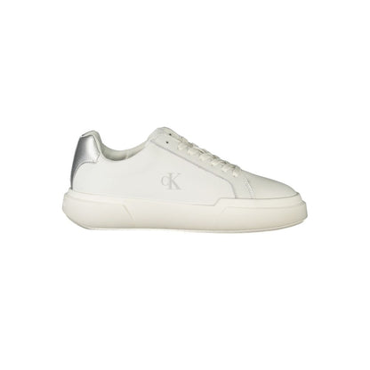 Calvin Klein White Polyester Sneakers