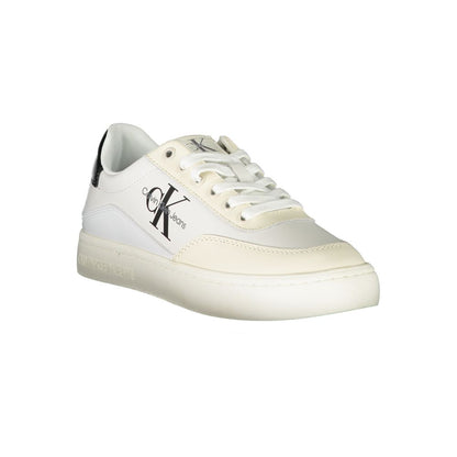 Calvin Klein White Polyurethane Women Sneaker