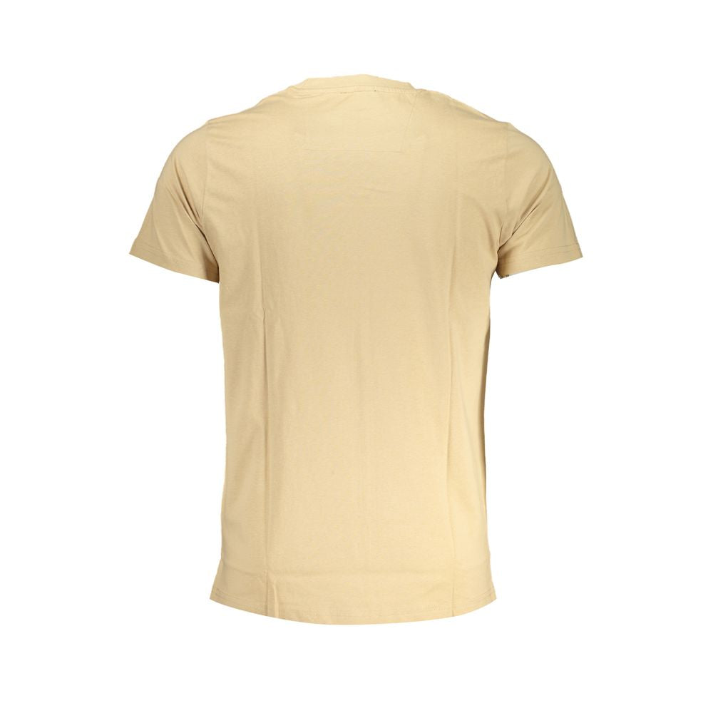 Cavalli Class Beige Cotton Men's T-Shirt
