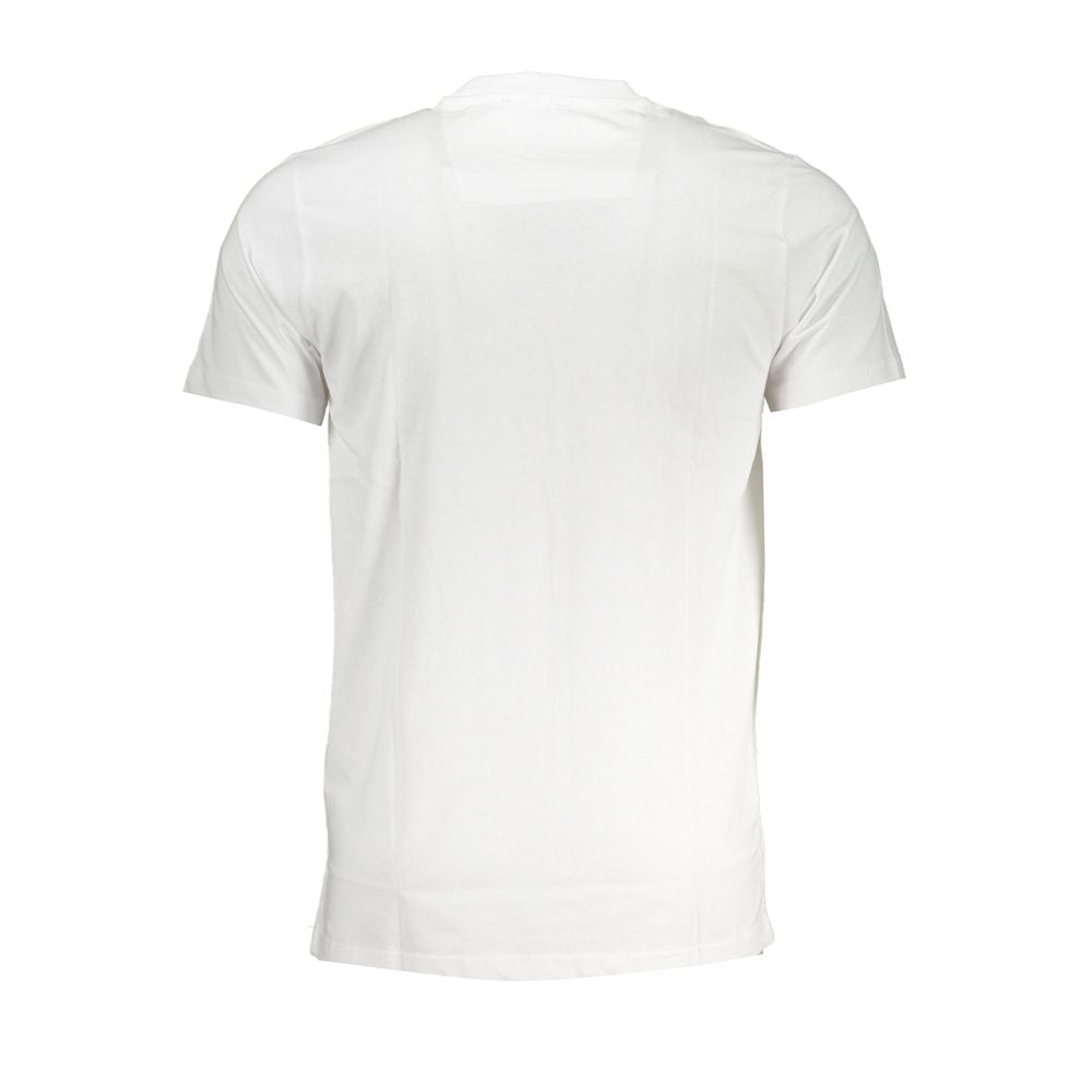 Cavalli Class Bianco Cotton Men T-Shirt