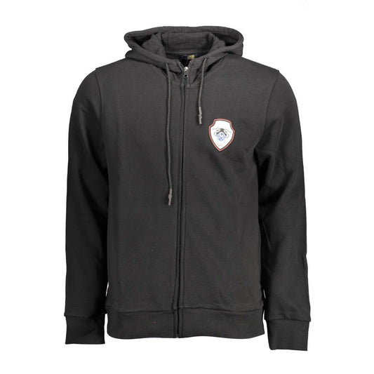 Cavalli Class Black Cotton Men's Hoodie