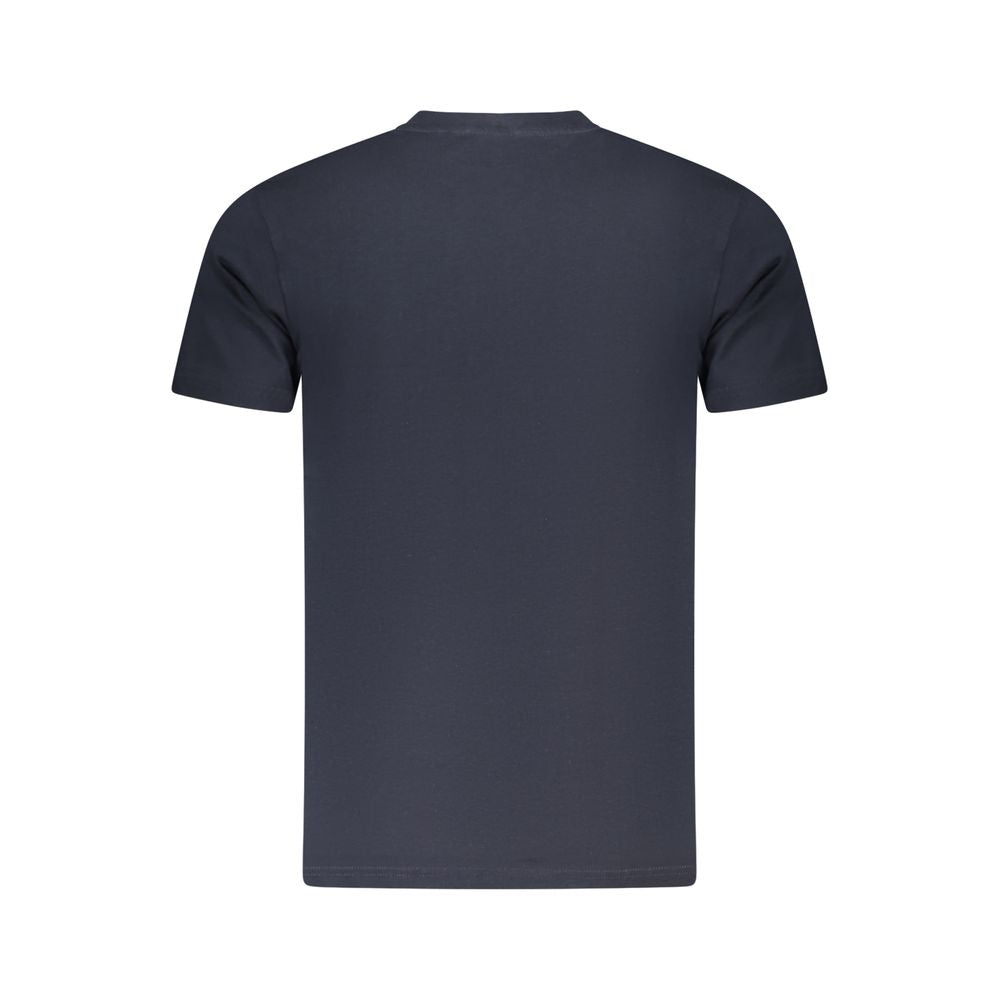 Cavalli Class Blu Cotton Men T-Shirt