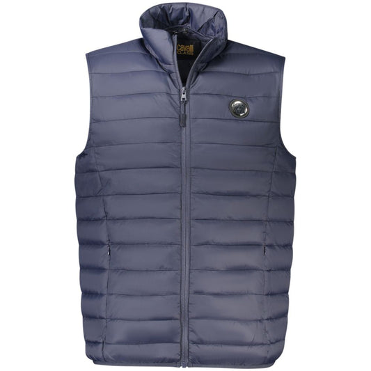 Cavalli Class Blu Polyester Men's Jacket