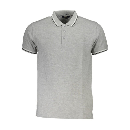 Cavalli Class Grigio Cotton Men Polo