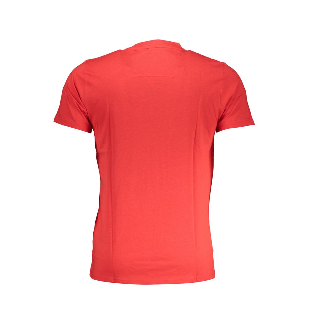 Cavalli Class Red Cotton Men T-Shirt