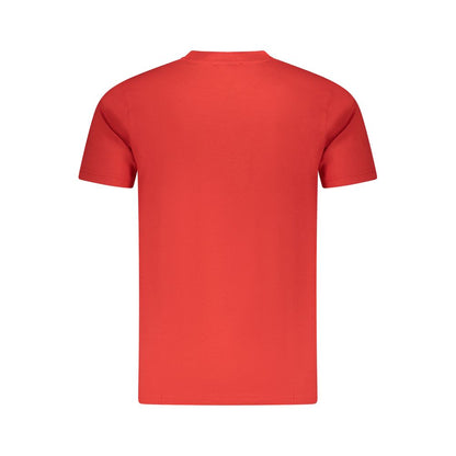Cavalli Class Red Cotton Men T-Shirt