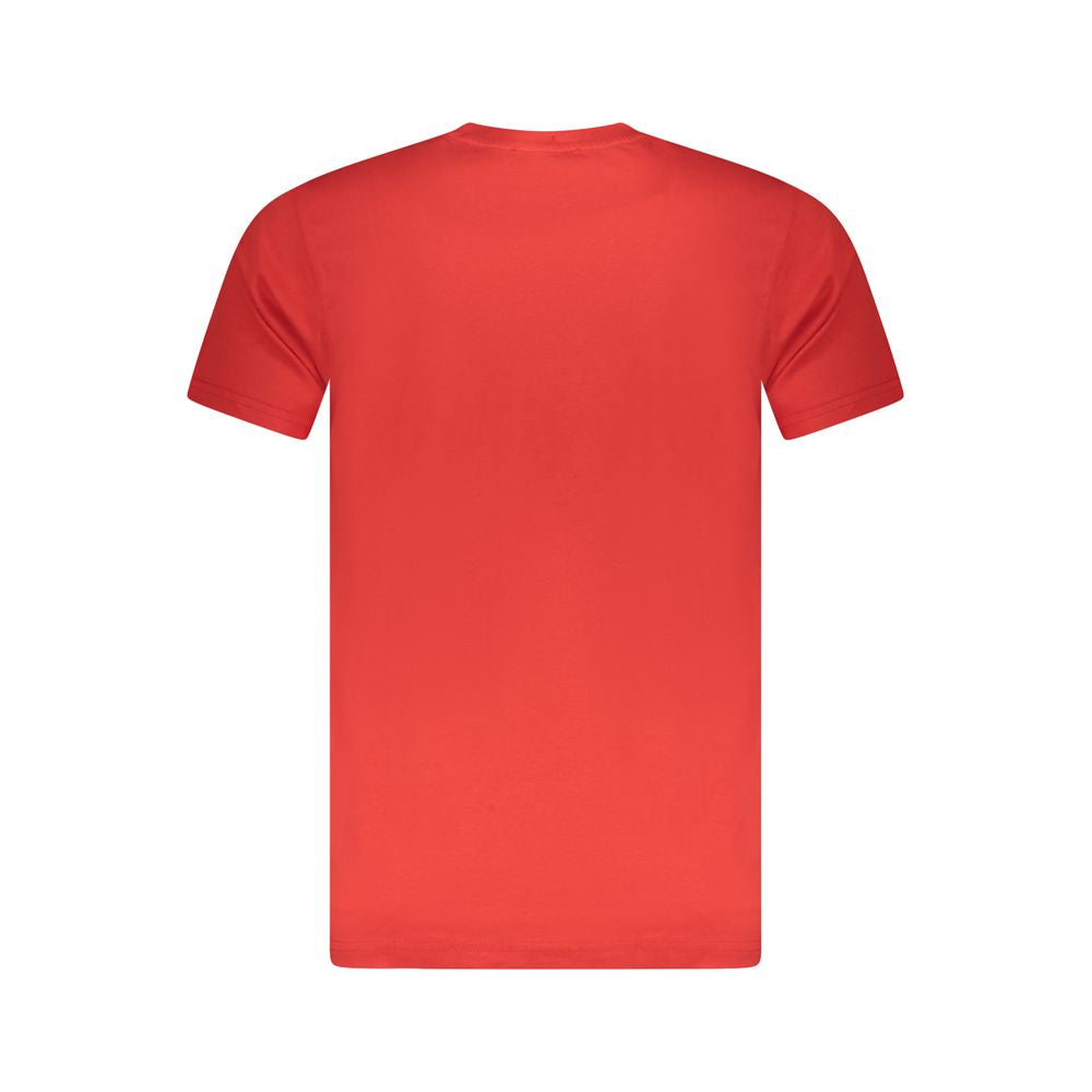 Cavalli Class Red Cotton Men T-Shirt