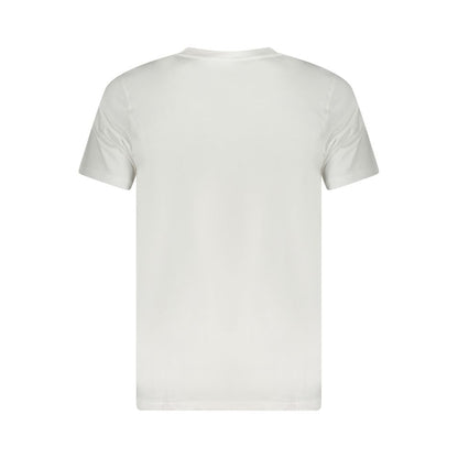 Cavalli Class White Cotton T-Shirt