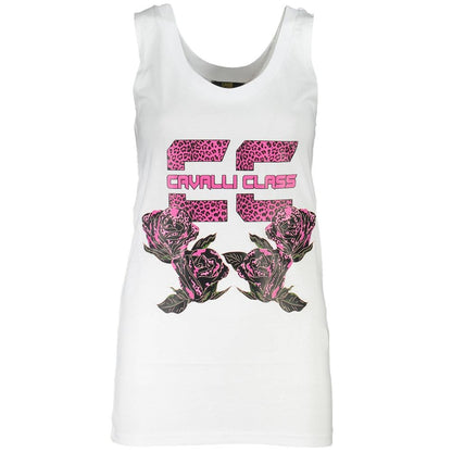 Cavalli Class White Cotton Women's T-Shirt