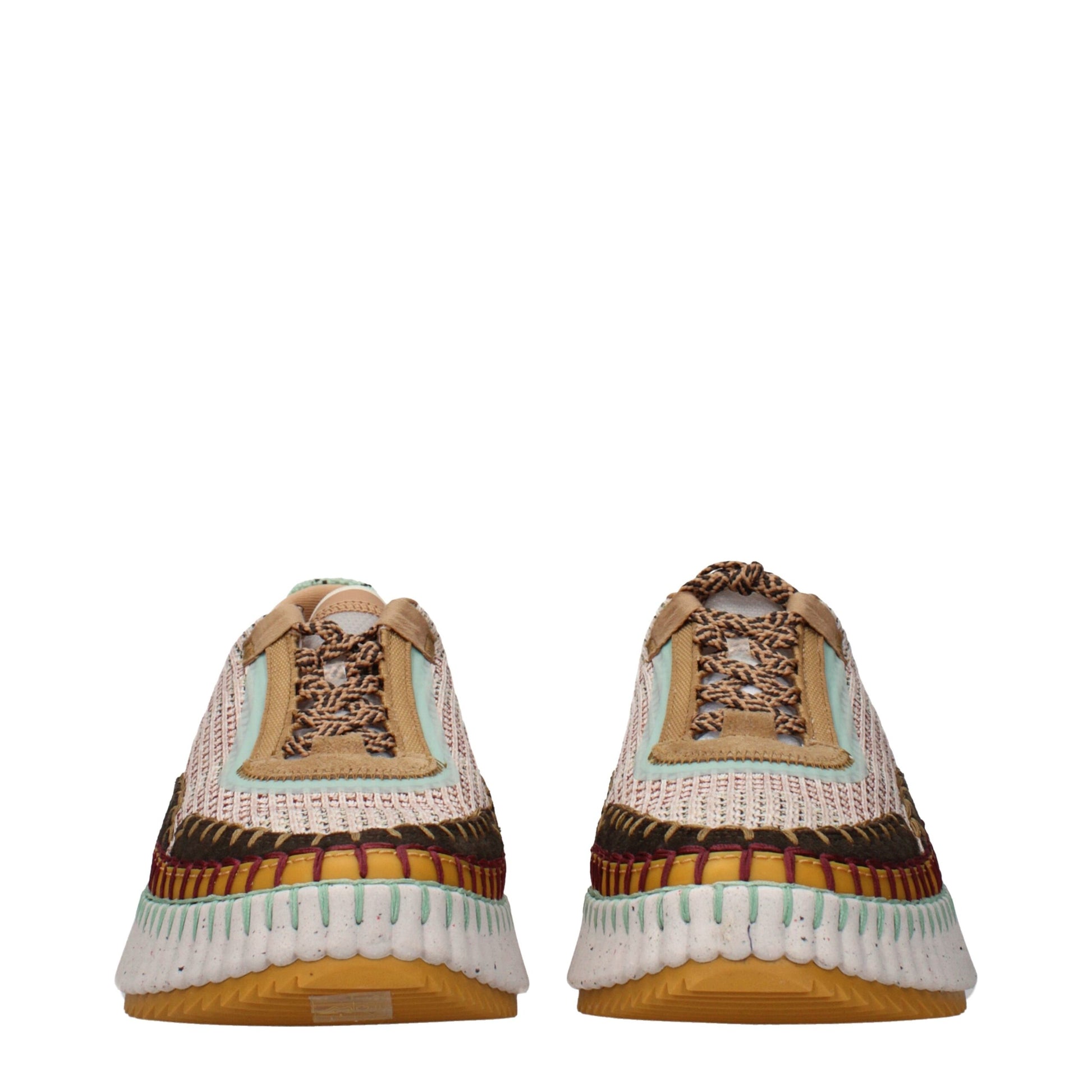 Chloé Multicolor Fabric Chunky Sneakers