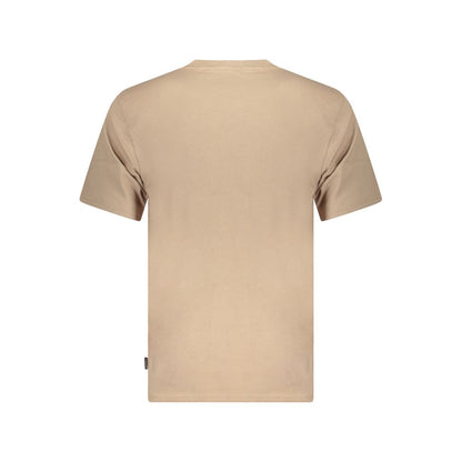 Converse Beige Cotton Mens T-Shirt