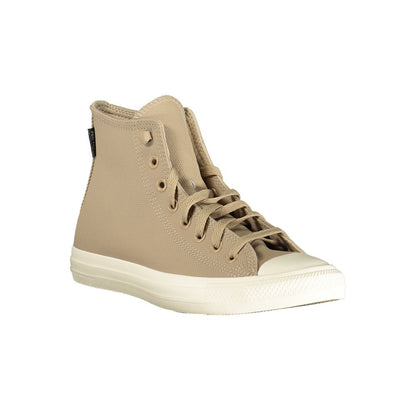 Converse Beige Leather Unisex Sneakers