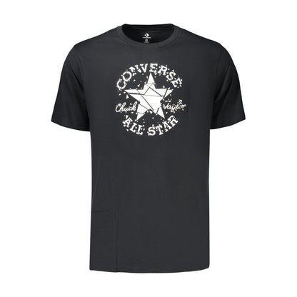 Converse Black Cotton Men's T-Shirt
