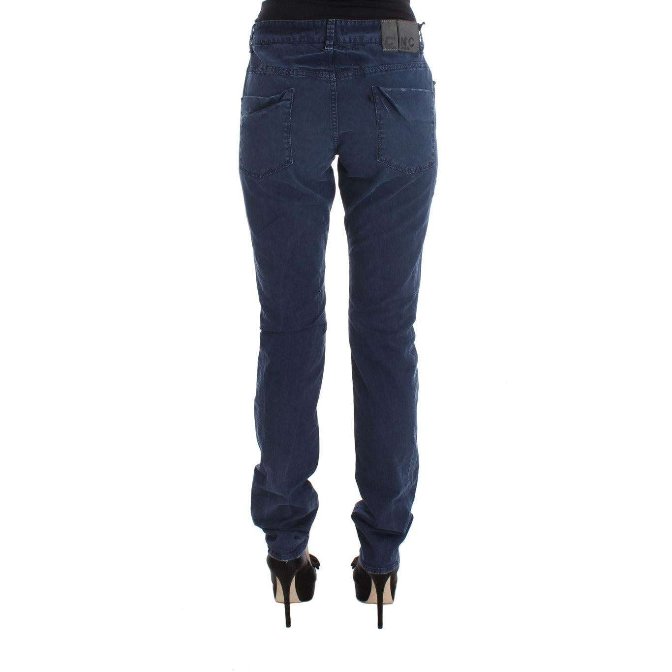 Costume National Blue Cotton Blend Denim Jeans