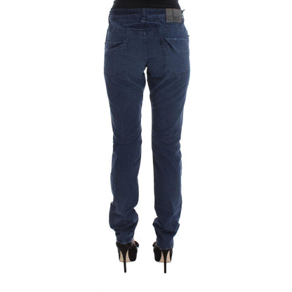 Costume National Blue Cotton Blend Denim Jeans