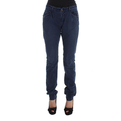 Costume National Blue Cotton Blend Denim Jeans