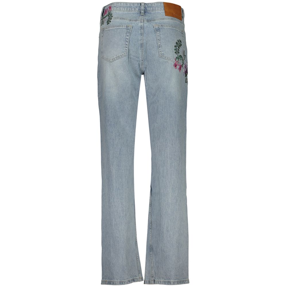 Desigual Azzurro Cotton Women's Jeans