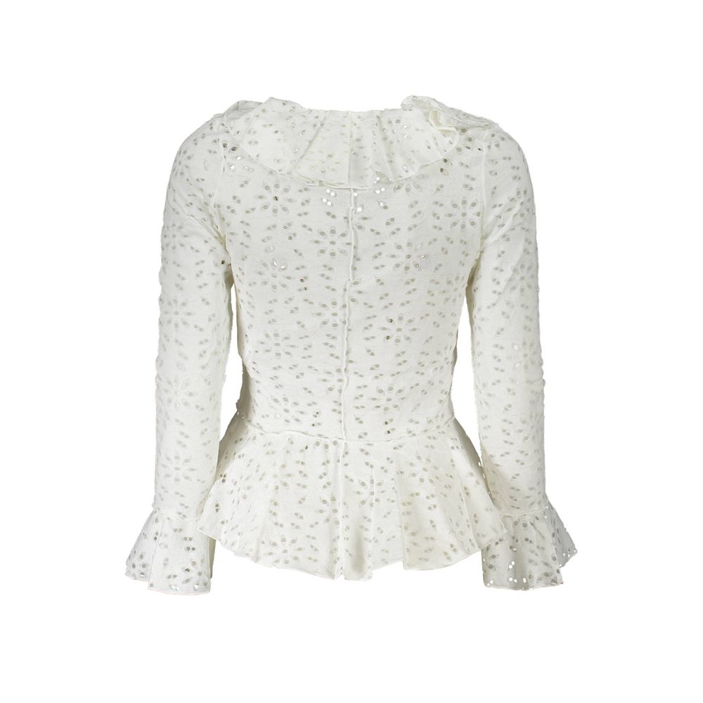 Desigual Bianco Cotton Women Blouse