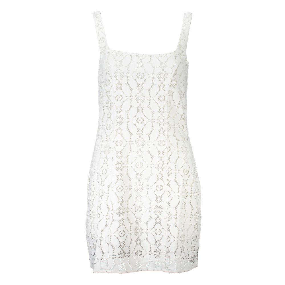 Desigual Bianco Polyester Women Dress