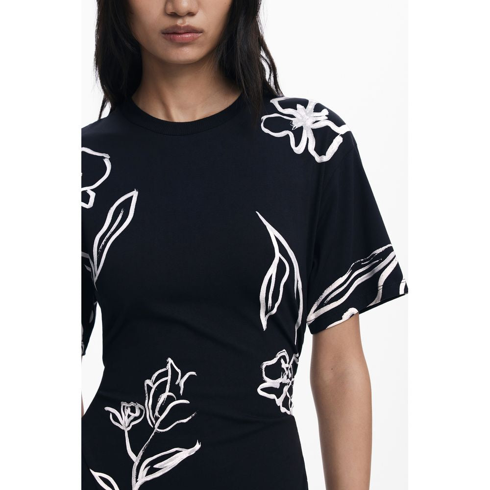 Desigual Black Cotton Dress