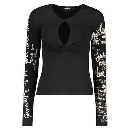 Desigual Black Cotton Women Sweater