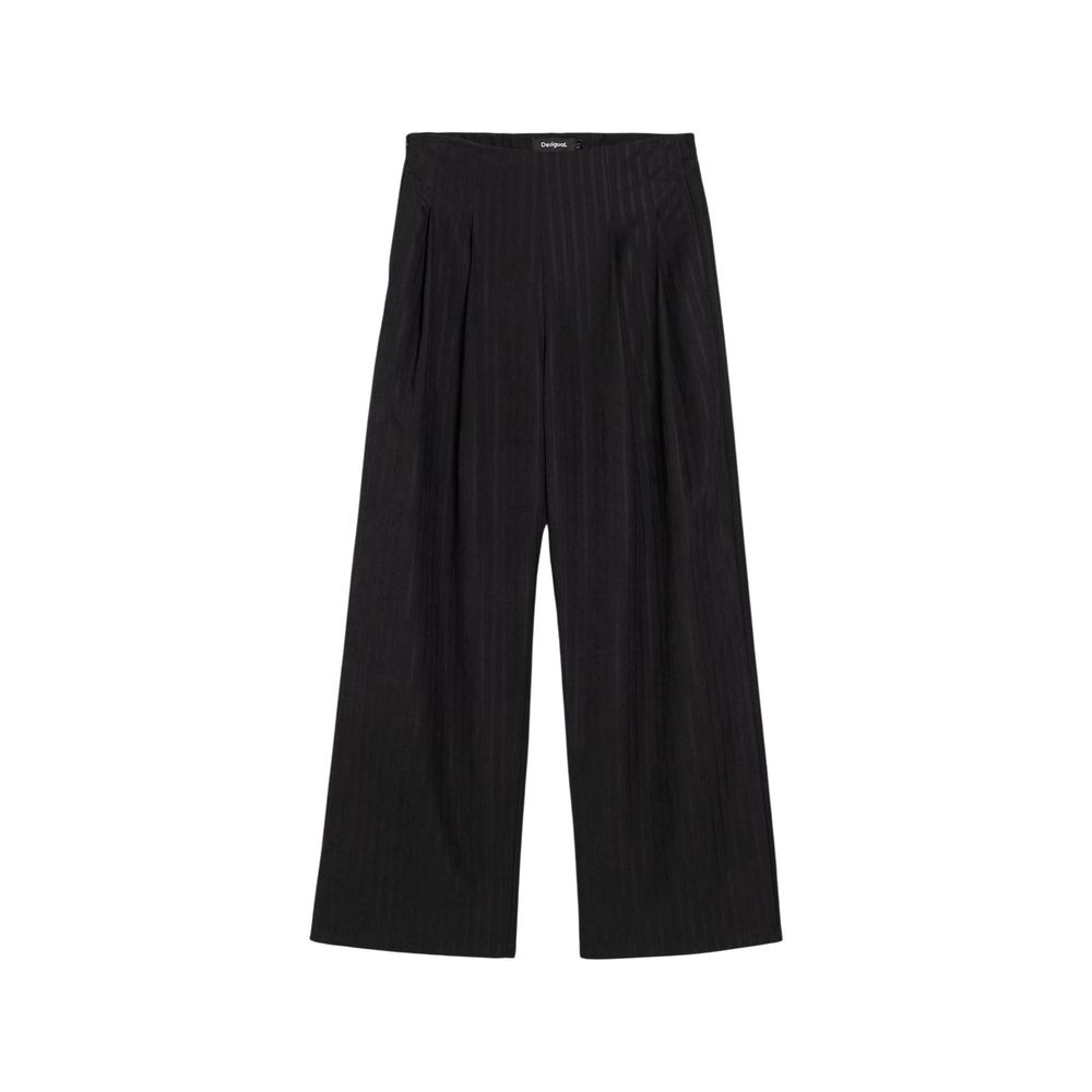 Desigual Black Polyester Casual Pants