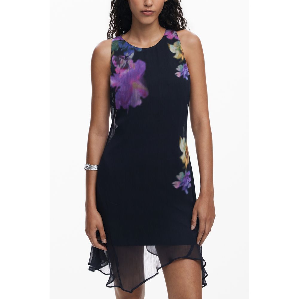 Desigual Black Polyester Dress