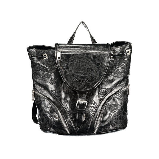 Desigual Black Polyethylene Backpack