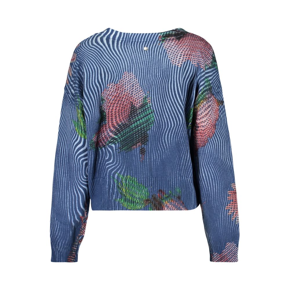 Desigual Blue Cotton Womens Cardigan