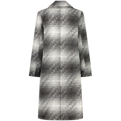 Desigual Gray Wool Coat