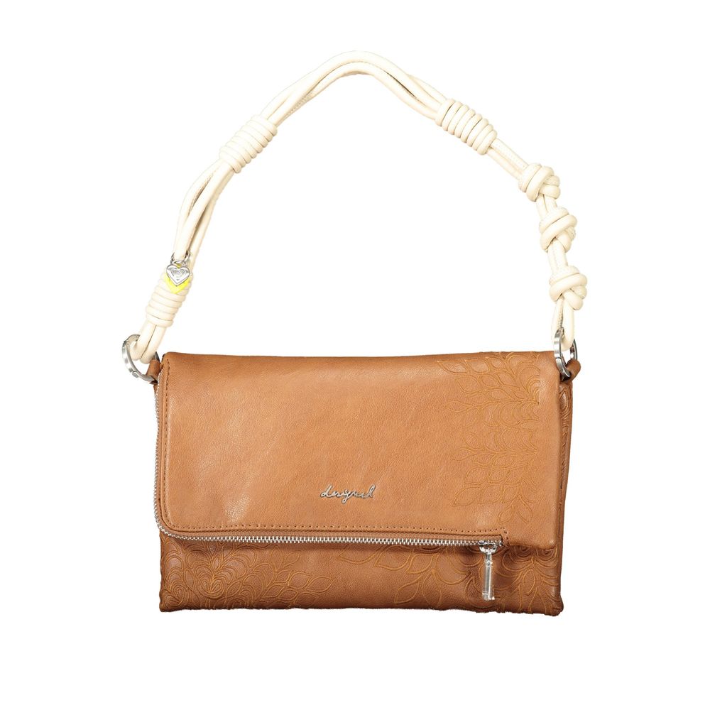 Desigual Marrone Polyurethane Women Handbag