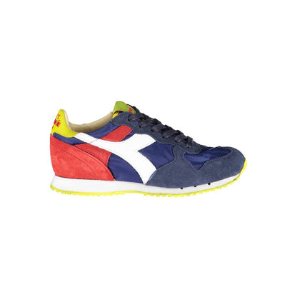Diadora Blue Fabric Sneakers