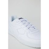 Diadora White Artificial Leather Sneakers-Modeoutlet