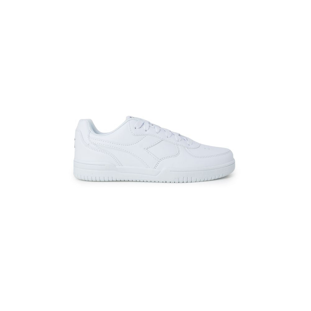 Diadora White Artificial Leather Sneakers-Modeoutlet