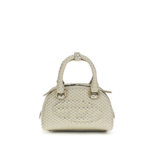 Diesel Beige Calf Leather Bos Taurus Handbag