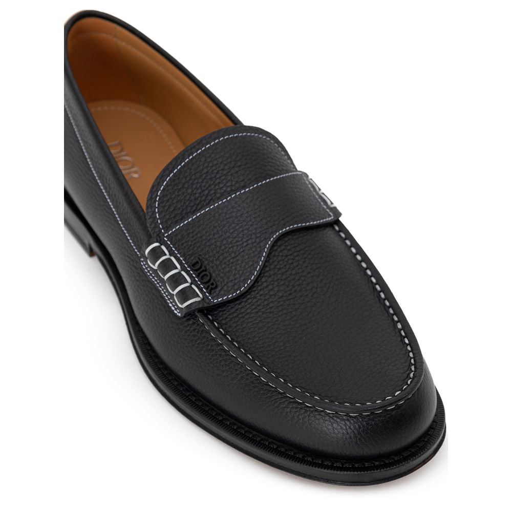 Dior Black Leather Loafer-Modeoutlet
