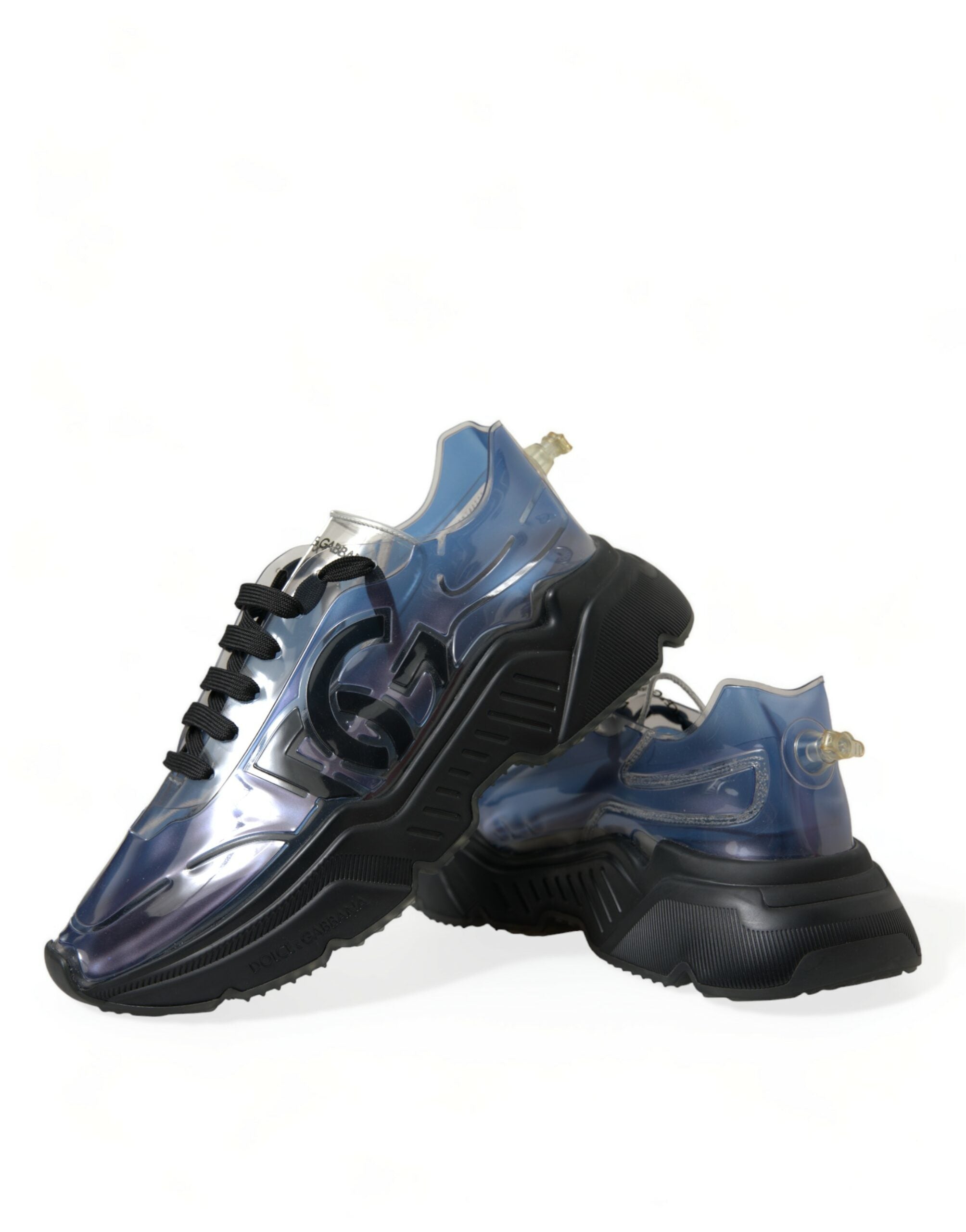 Dolce & Gabbana Blå Logo Sneakers-Modeoutlet