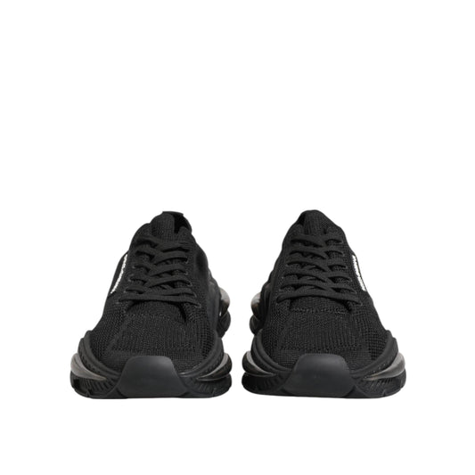 Dolce & Gabbana Black Airmaster Low Top Men Sneakers Shoes