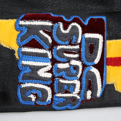 Dolce & Gabbana Black Graphic Embroidery Men Pants